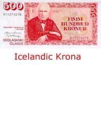 Iceland Krona currency